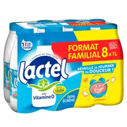 Carrefour Market LACTEL Lait U.H.T Format Familial offre