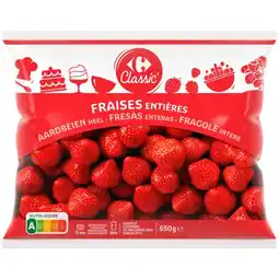 Carrefour Market CARREFOUR CLASSIC' Fraises entières surgelées offre