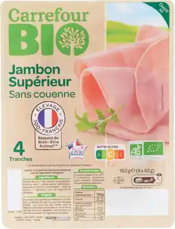 Carrefour Market CARREFOUR SUR TOUS LES JAMBONS CUITS SUPÉRIEURS offre