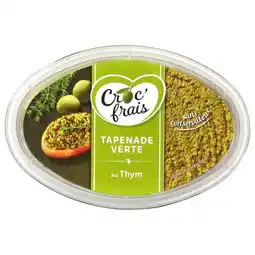 Carrefour Market CROC FRAIS SUR TOUTES LES OLIVES DÉNOYAUTÉES ET LES TAPENADES offre