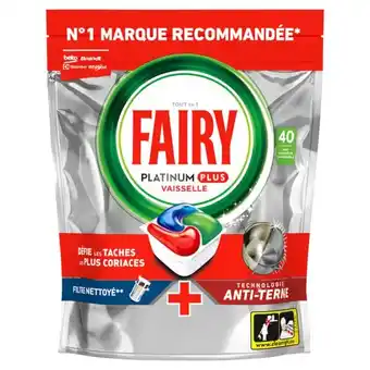 Carrefour Market FAIRY Capsules pour lave-vaisselle offre