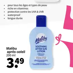 Wibra Malibu après-soleil offre