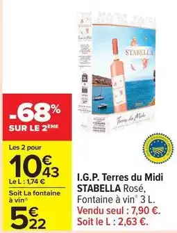 Carrefour Midi - i.g.p. terres du offre