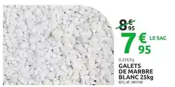 Mr Bricolage Galets de marbre blanc offre