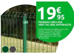 Mr Bricolage Maille - panneau grillage vert ou gris anthracite offre