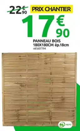 Mr Bricolage Panneau bois 180x180cm offre