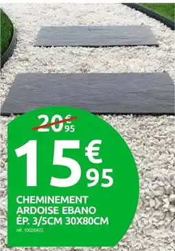 Mr Bricolage Cheminement ardoise ebano offre