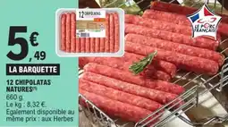 E.Leclerc 12 chipolatas natures offre