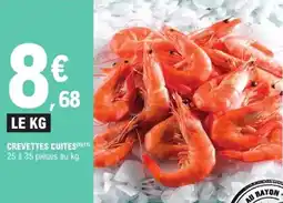 E.Leclerc Crevettes cuites offre