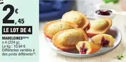 E.Leclerc Madeleines offre