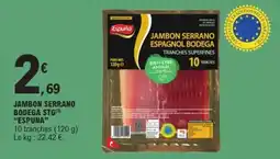 E.Leclerc Jambon serrano bodega stg espuna offre