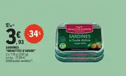 E.Leclerc Sardines mouettes d'arvor offre