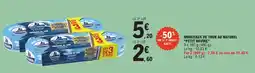 E.Leclerc Morceaux de thon au naturel petit navire offre