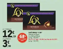 E.Leclerc Café moulu l'or offre