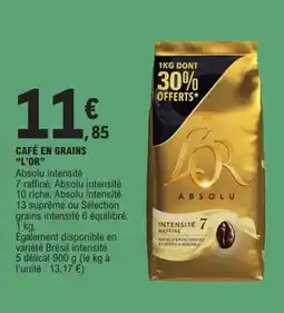 E.Leclerc Café en grains l'or offre