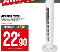 Batkor Dim - ventilateur colonne offre
