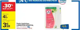 Cora x Carrefour Papier hygiénique carrefour essential offre