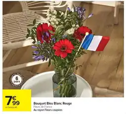 Cora x Carrefour Bouquet Bleu Blanc Rouge offre