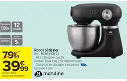 Cora x Carrefour MANDINE Robot pâtissier offre