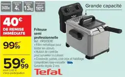 Cora x Carrefour TEFAL Friteuse semi professionnelle offre