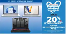 Cora x Carrefour ASUS Sur tous les ordinateurs portables offre