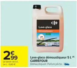 Cora x Carrefour Lave-glace démoustiqueur carrefour offre