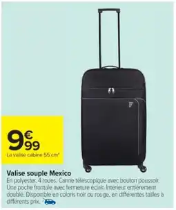 Cora x Carrefour Valise souple Mexico offre
