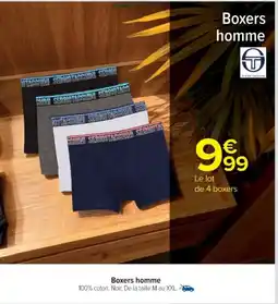 Cora x Carrefour Boxers homme offre