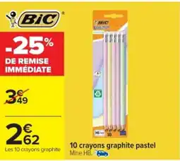 Cora x Carrefour BIC 10 crayons graphite pastel offre