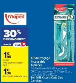 Cora x Carrefour Kit de traçage incassable 4 pièces offre