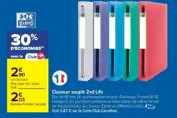 Cora x Carrefour Classeur souple 2nd Life offre