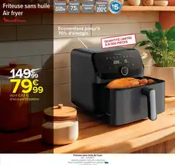 Cora x Carrefour MOULINEX Friteuse sans huile Air fryer offre
