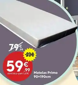 Maxi Bazar Matelas Primo 90x190cm offre