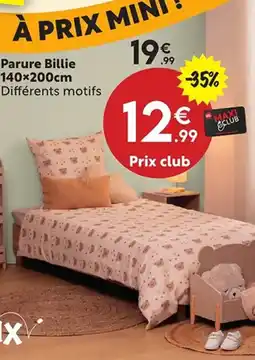 Maxi Bazar Parure Billie 140x200cm offre