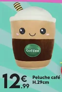 Maxi Bazar Peluche café H.29cm offre