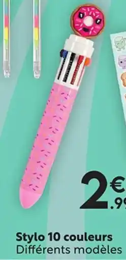 Maxi Bazar Stylo 10 couleurs offre