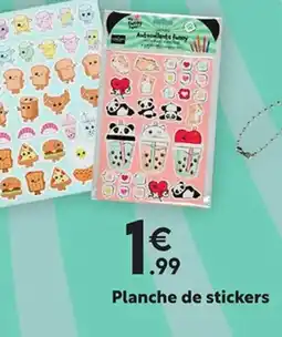 Maxi Bazar Planche de stickers offre