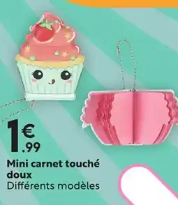 Maxi Bazar Mini carnet touché doux offre