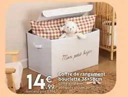 Maxi Bazar Coffre de rangement bouclette 36x58cm offre