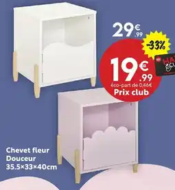 Maxi Bazar Chevet fleur Douceur offre