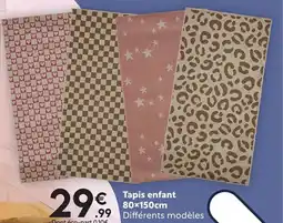 Maxi Bazar Tapis enfant 80×150cm offre