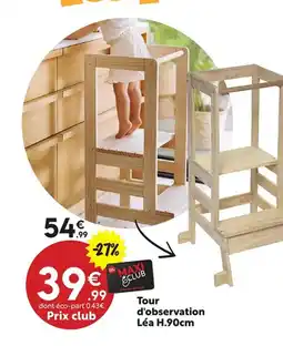 Maxi Bazar Tour d'observation Léa H.90cm offre