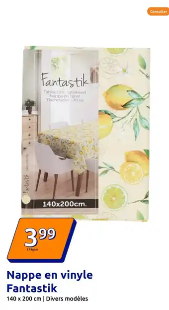 Action Nappe en vinyle Fantastik offre
