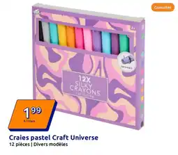Action Craies pastel Craft Universe offre