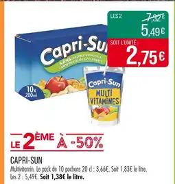 Match Capri-Sun offre