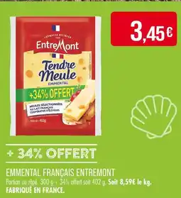 Match ENTREMONT EMMENTAL FRANÇAIS offre