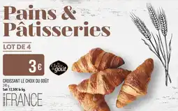 Match LE CHOIX DU GOÛT Croissant offre