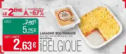 Match Lasagne Bolognaise offre