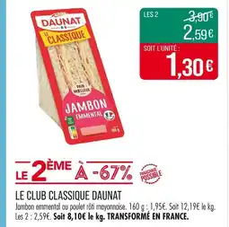 Match DAUNAT Le club classique offre
