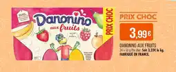 Match DANONINO aux fruits offre
